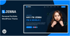 Jenna – Personal Portfolio WordPress Theme
