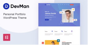 Devman - Personal Portfolio WordPress Theme