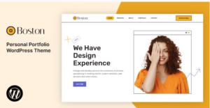 Boston - Personal Portfolio WordPress Theme