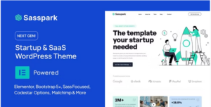 Sasspark - Startup WordPress Theme
