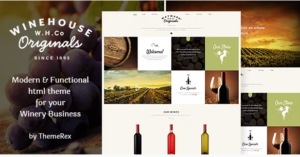 Wine House | Vineyard, Shop & Restaurant Site Template