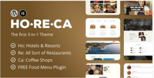 HoReCa - Hospitality Industry Theme