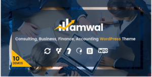 Amwal | Consulting Finance WordPress Theme 1.3.6
