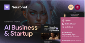 Neuronet - AI Business & Startup WordPress Theme 1.5.0