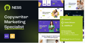 Ness - Marketing Agency & SMM WordPress Theme 1.4.0