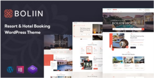 Boliin - Resort & Hotel Booking WordPress Theme
