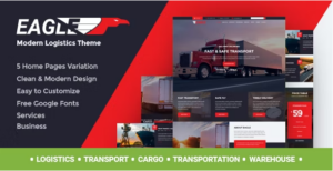 Eagle - Logistics & Transportation WordPress Theme 1.9