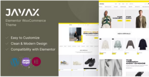 Javax - Elementor WooCommerce Theme 1.0.3