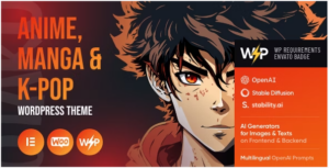 Otaku - Anime, Manga & K-Pop WordPress Theme 1.2