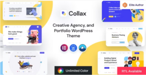 Collax - Creative Agency WordPress Theme 1.1.2