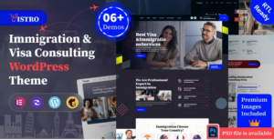 Vistro - Visa Immigration WordPress Theme