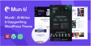 MunAi - AI Writer & Copywriting WordPress Theme 1.0.2