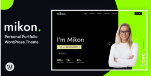 Mikon - Personal Portfolio WordPress Theme 1.0