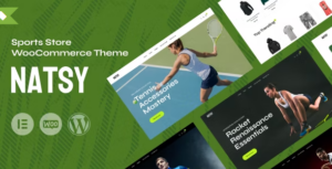 Natsy - Sports Store WooCommerce Theme