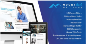 MountCool - Single Page Portfolio WordPress Theme 3.0