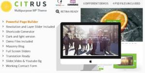 Citrus - One Page WordPress 3.6