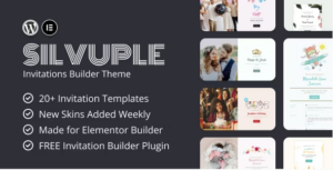 Silvuple – Online Invitation Maker Theme