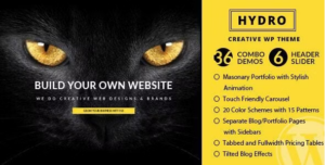 HYDRO - One Page Portfolio WordPress Theme 3.1