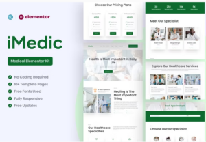 Medicly - Medical Elementor Pro Template Kit