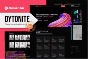 Dytonite - Digital Marketing Company Elementor Pro Template Kit