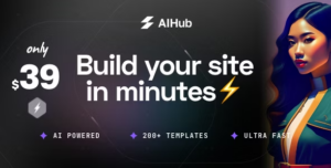 AIHub – AI Powered Startup & Technology WordPress Theme 1.2.1