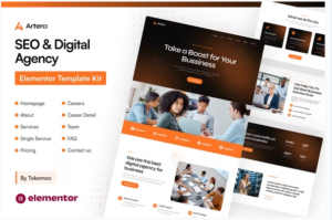 Artera - SEO & Digital Agency Elementor Pro Template Kit