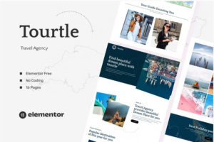 Tourtle - Travel Agency Template Kits
