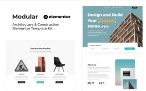Modular - Architecture & Construction Elementor Template Kit