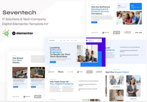Seventech - IT Solutions & Tech Company Digital Elementor Template Kit