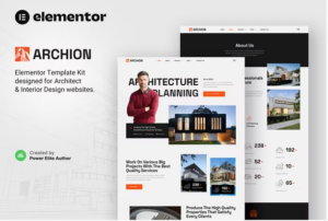 Archion – Architect & Contractor Elementor Template Kit