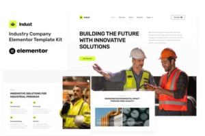 Indust - Industry & Factory Elementor Template Kit