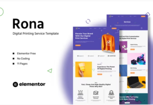 Rona - Digital Printing Service Template Kit