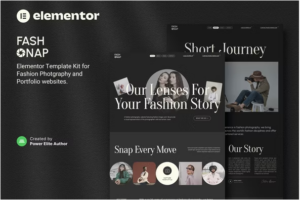 Fashnap – Fashion Photography & Portfolio Elementor Template Kit
