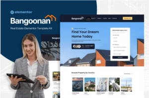 Bangoonan - Real Estate & Property Elementor Template Kit