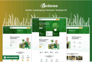 Gardenee - Landscaping & Garden Care Elementor Pro Template Kit