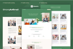 StrongMind - Mental Health & Psychologist Elementor Pro Template Kit