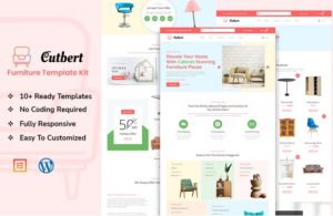Cutbert - Furniture Store Elementor Pro Template Kit