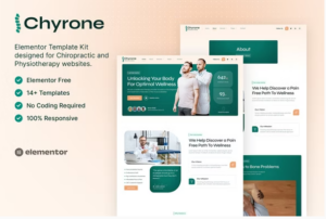 Chyrone – Chiropractic & Physiotherapy Elementor Template Kit
