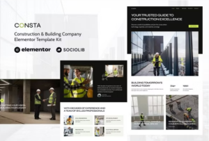 Consta - Construction & Building Company Elementor Template Kit