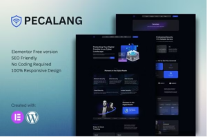 Pecalang – Cyber Security Services Elementor Template Kit