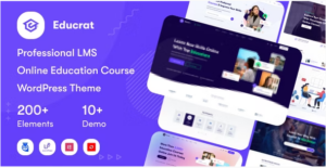 Educrat - Online Course Education WordPress Theme 1.0.18