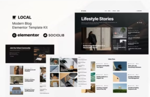 Local - Modern Blog & Magazine Elementor Template Kit