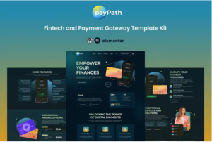 PayPath - Online Payment Gateway Elementor Template Kit