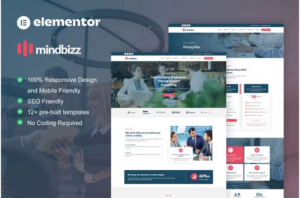 MindBizz - Business Consulting Elementor Pro Template Kit