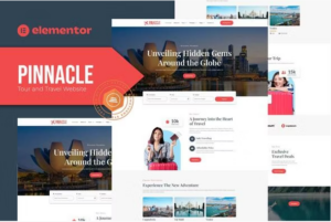Pinnacle - Tour and Travel Elementor Template Kit