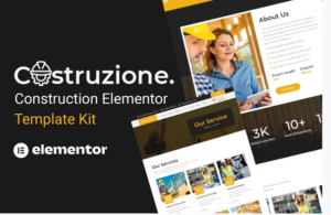 Costruzione - Construction Elementor Template Kit