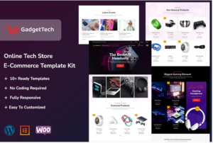 GadgetTech - Electronic Gadget WooCommerce Elementor Pro Template Kit