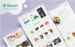 Bazari - eCommerce HTML5 Bootstrap Template Website Template