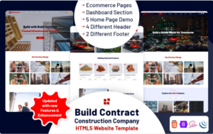 Build Contract - Construction Company HTML5 Website Template