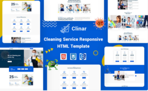Clinar – Maintenance and Cleaning Service Website Template